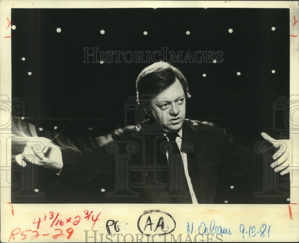 1981 French Pianist/Conductor Philippe Entremont - Historic Images