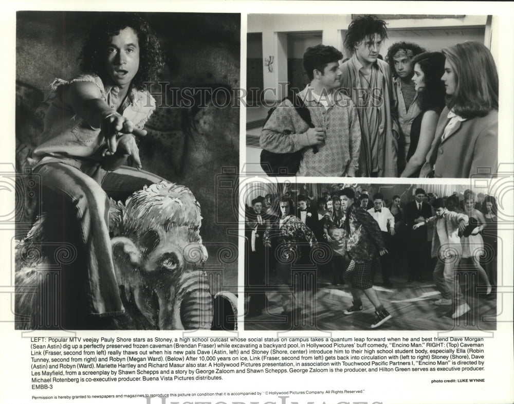 1992 Scenes from Movie &quot;Encino Man&quot; - Historic Images