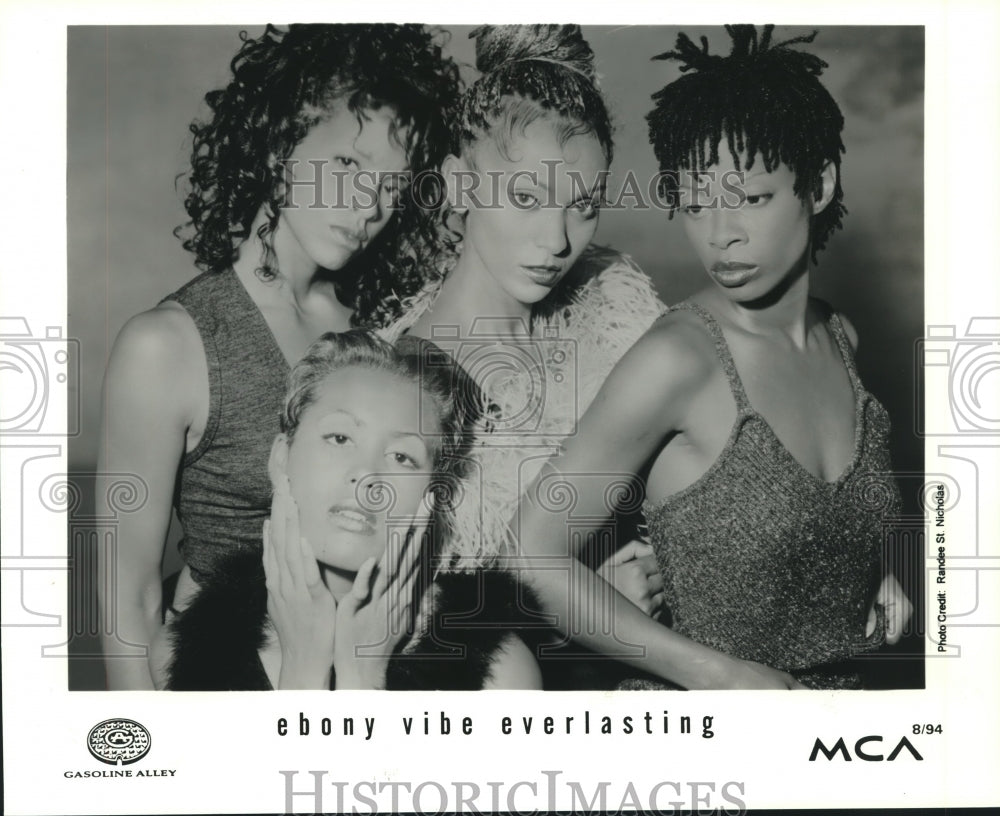 1994 Press Photo Ebony Vibe Everlasting, Music Group - nop27054 - Historic Images