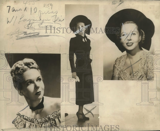 1950 Press Photo Elizabeth Eustis stars as Billie Dawn in "Born Yesterday"-Historic Images