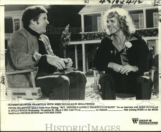 1977 Musician Peter Frampton on "The Mike Douglas Show" - Historic Images
