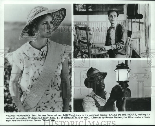 1985 Press Photo Best Actress winner Sally Field stars in "Places in The Heart" - Historic Images