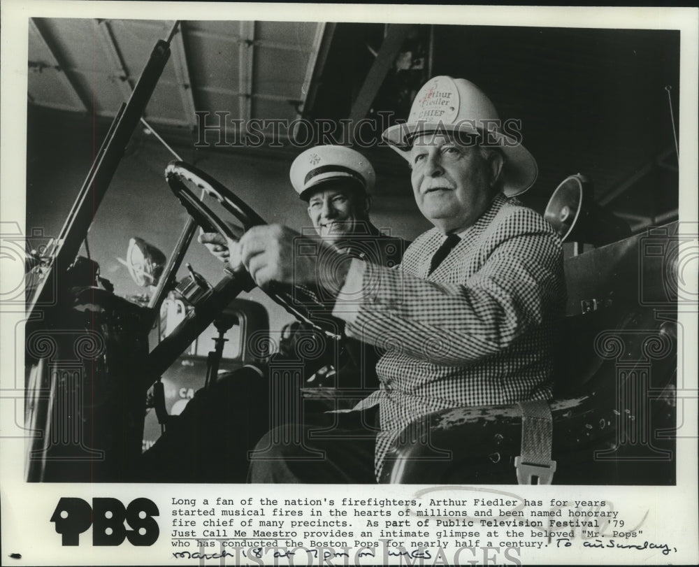 1980 Arthur Fiedler featured on Public Television Festival &#39;79 - Historic Images