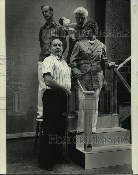 1977 Stocker Fontelieu of Le Petit Theater to direct "Habeas Corpus" - Historic Images