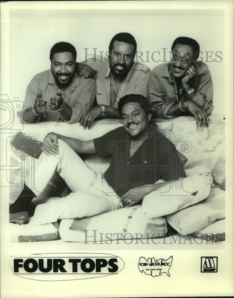 1985 Press Photo The Four Tops, Vocal Group from Motown - nop27619-Historic Images