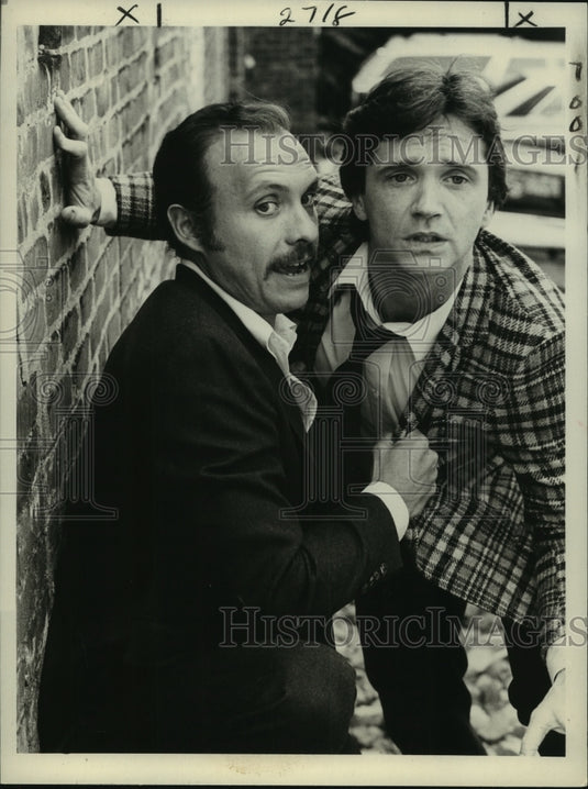 1980 Press Photo Hector Elizondo and Tom Mason "Freebie and the Bean" - Historic Images