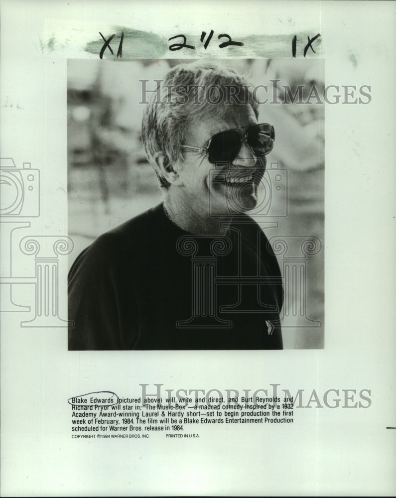 1984 &quot;The Music Box&quot; Writer/Director Blake Edwards - Historic Images