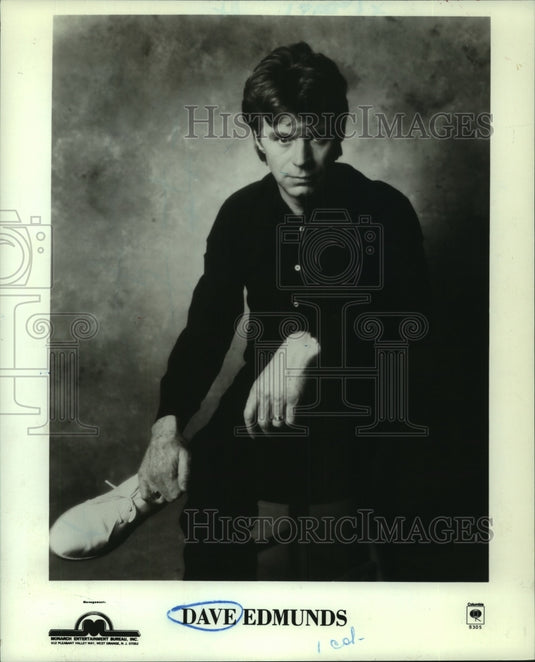 1983 Press Photo Welsh Singer/Guitarist Dave Edmunds - nop27811 - Historic Images