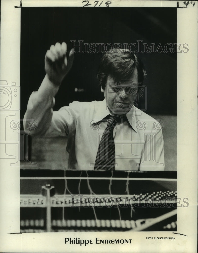 1978 Pianist/Conductor Philippe Entremont at Piano - Historic Images