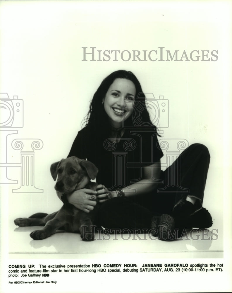 1997 HBO Comedy Hour featuring comedienne Jeane Garofalo - Historic Images