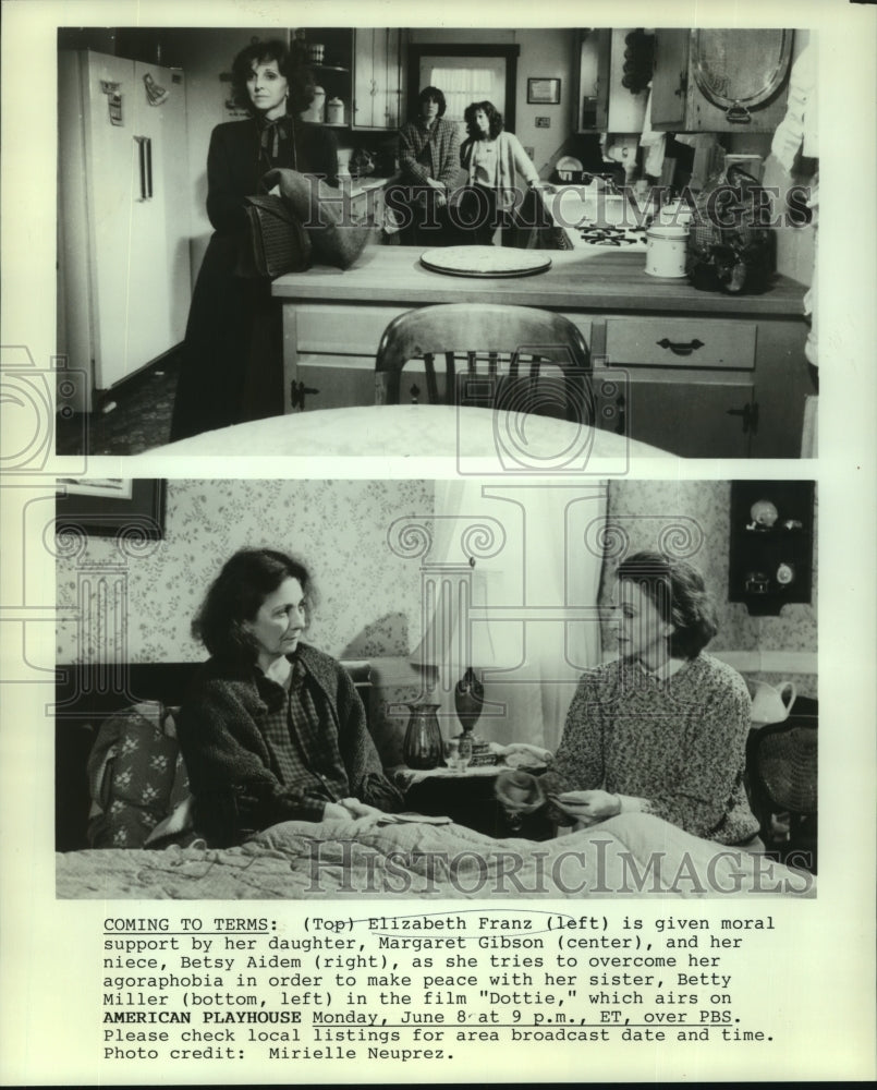 1987 Lead casts of the film &quot;Dottie&quot; on American Playhouse on PBS-Historic Images