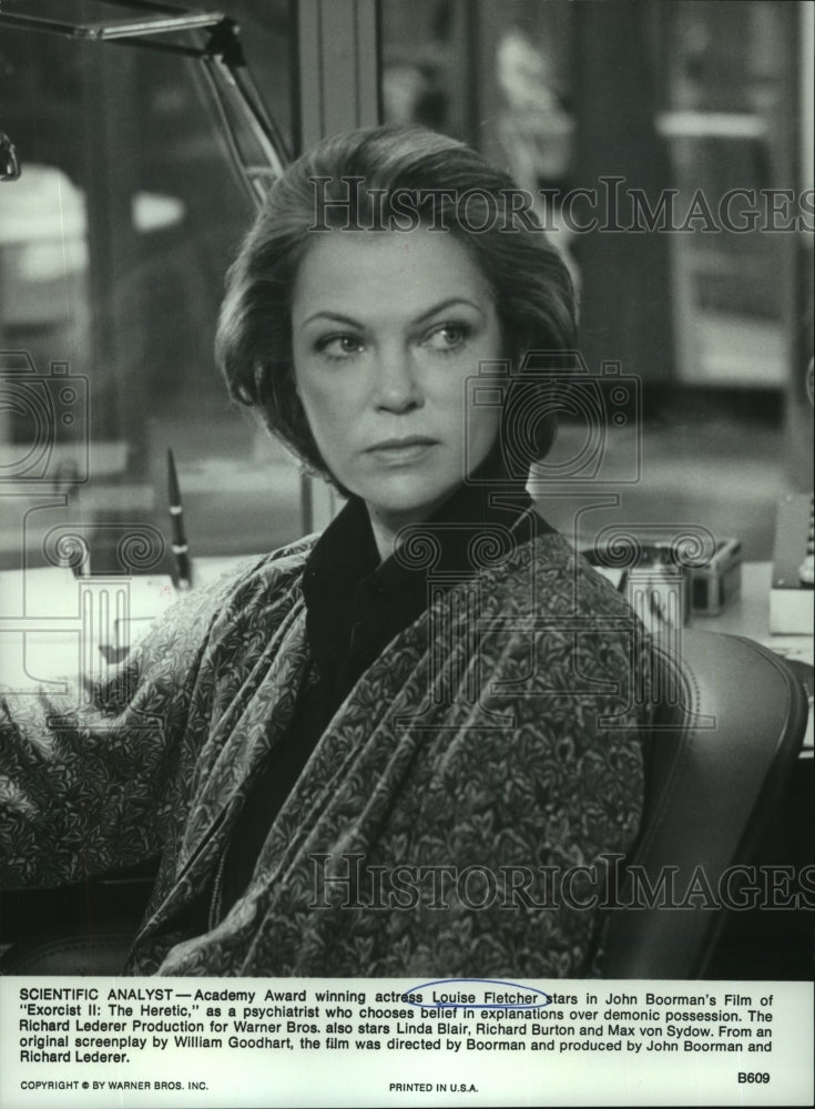 1977 Actress Louise Fletcher in The Exorcist II: The Heretic Movie - Historic Images