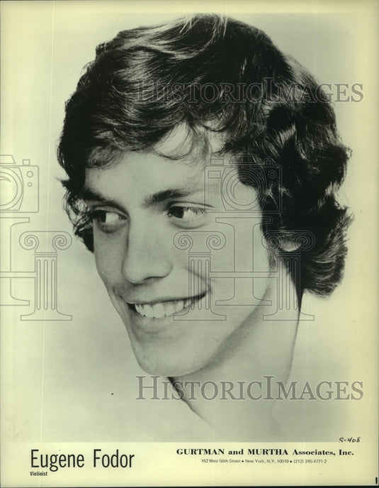 1976 Press Photo Violinist Eugene Fodor - nop28183 - Historic Images