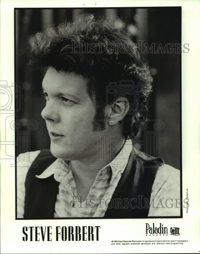 1995 Press Photo Steve Forbert, Recording Artist - nop28258 - Historic Images