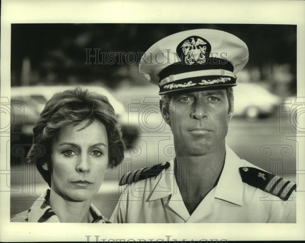 1975 Joanna Miles &amp; James Franciscus in The Trial of Chaplain Jensen - Historic Images