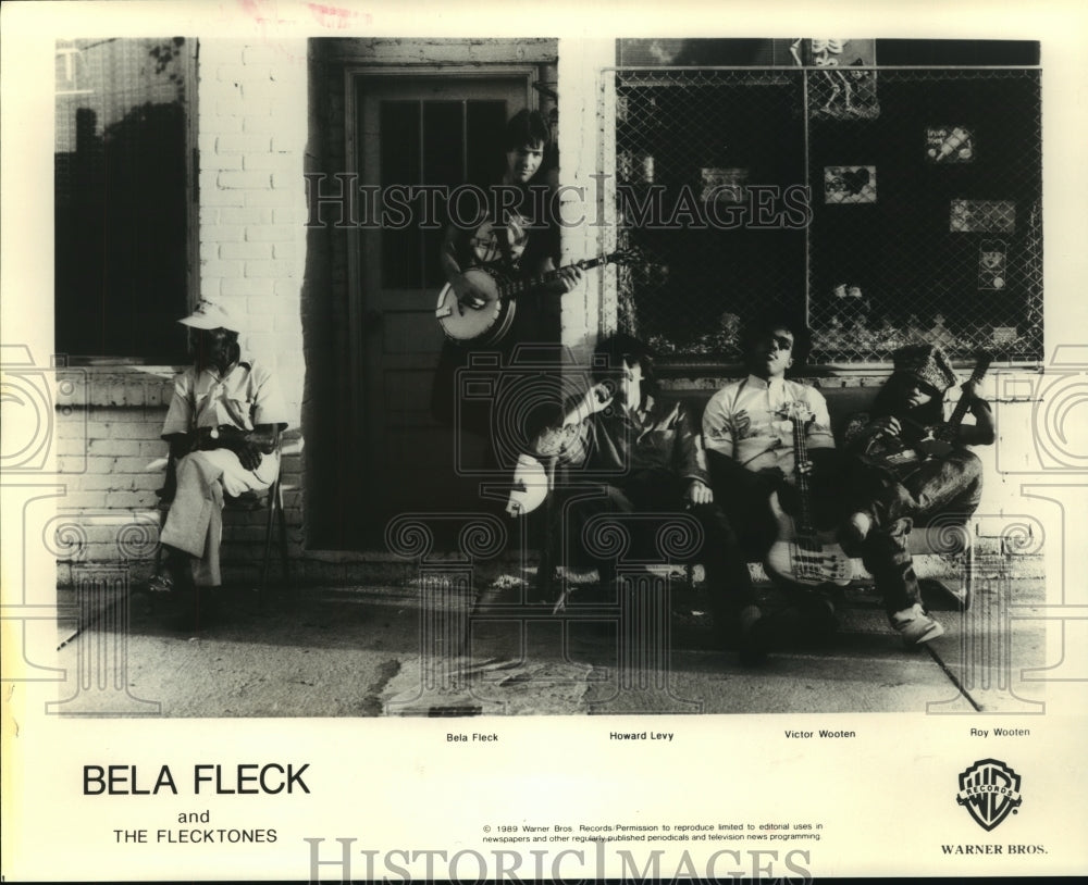 1992 Press Photo Bela Fleck and the Flecktones, Musical Group - nop28409-Historic Images