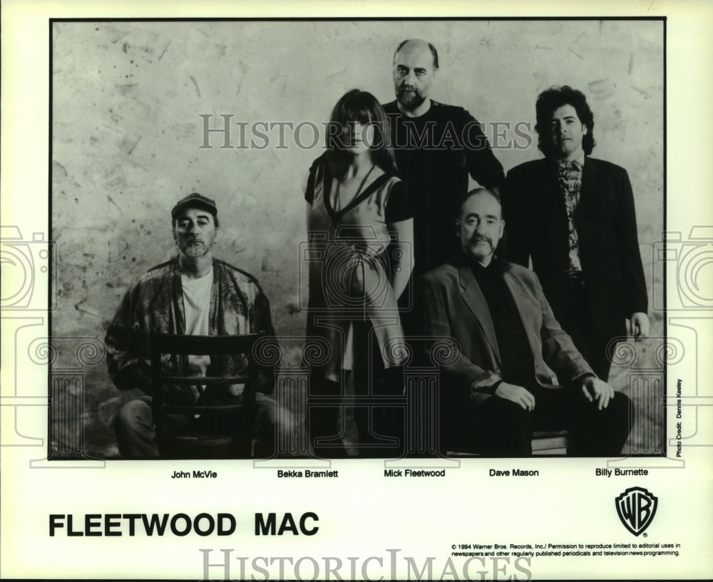 1994 Press Photo Fleetwood Mac rock band members - nop28424 - Historic Images