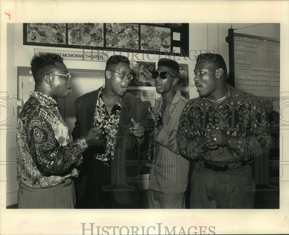 1991 Press Photo Members of a capella groun &quot;Faces in a Crowd&quot; - nop28512 - Historic Images