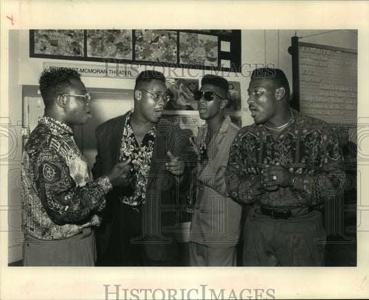 1991 Press Photo Members of a capella groun "Faces in a Crowd" - nop28512 - Historic Images