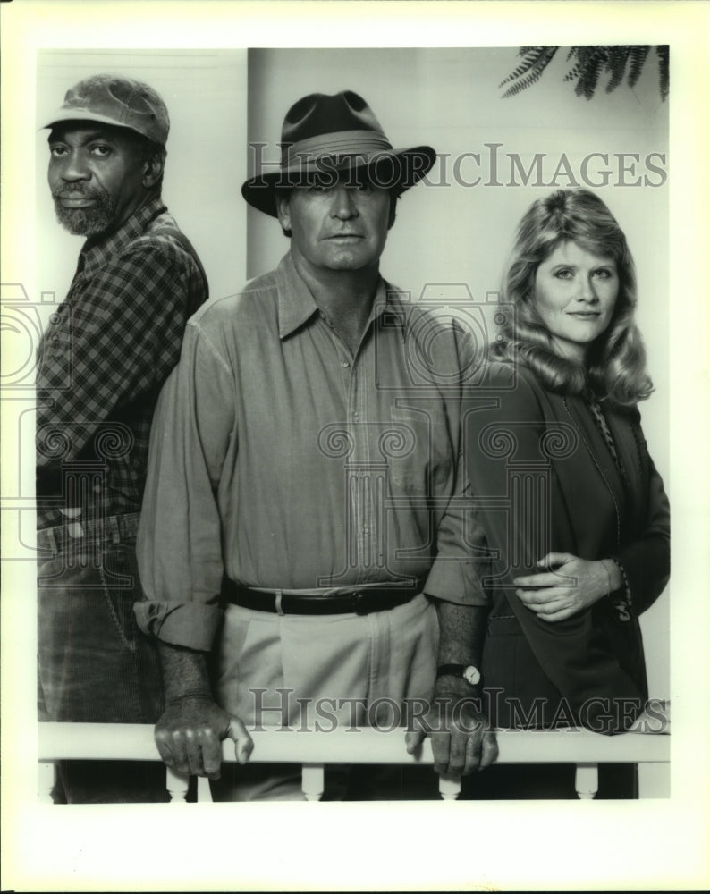 1991 James Garner, Judith Ivey and Bill Cobbs in &quot;Decoration Day&quot; - Historic Images