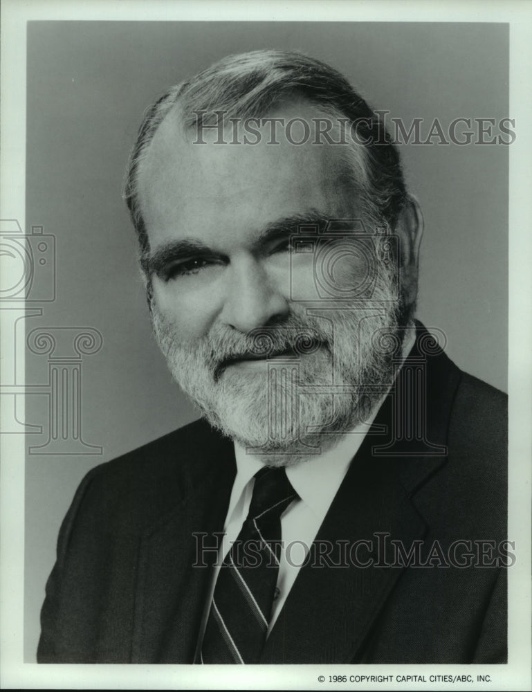 1986 Ray Gandolf, host and writer for program &quot;Our World&quot; - Historic Images