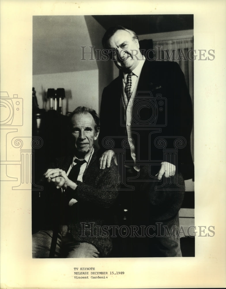 1989 Press Photo Vincent Gardenia, Actor - nop28832 - Historic Images