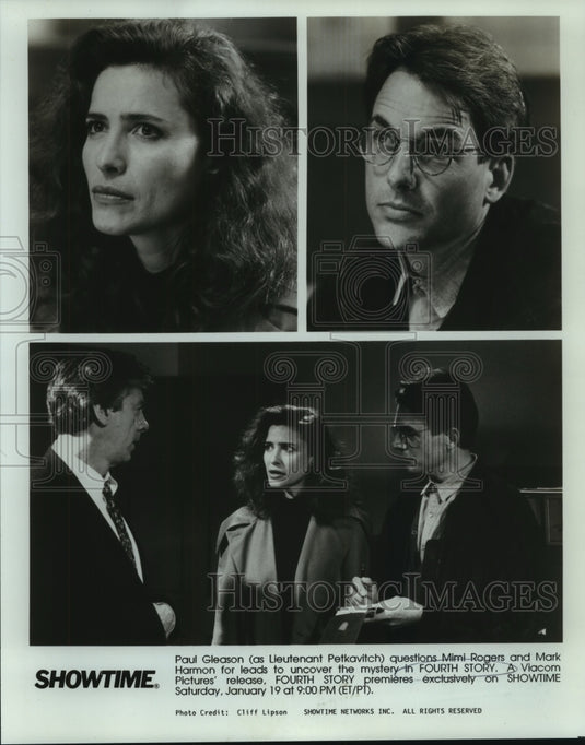 Paul Gleason, Mimi Rogers and Mark Harmon star in "Fourth Story" - Historic Images