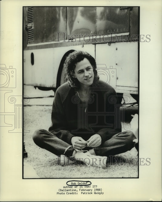 1988 Press Photo Bob Geldor, author of "Is That It?" - nop29043 - Historic Images