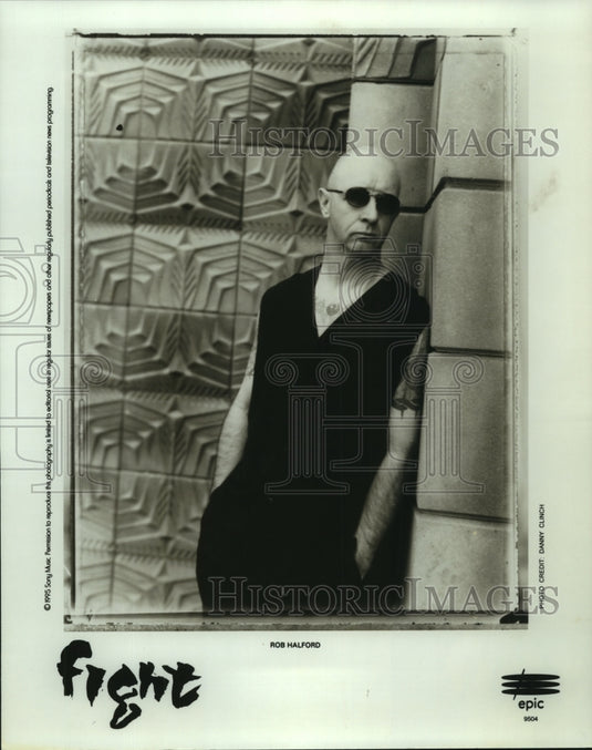 1995 Press Photo Frontman Rob Halford of heavy metal band, Fight - nop29182 - Historic Images