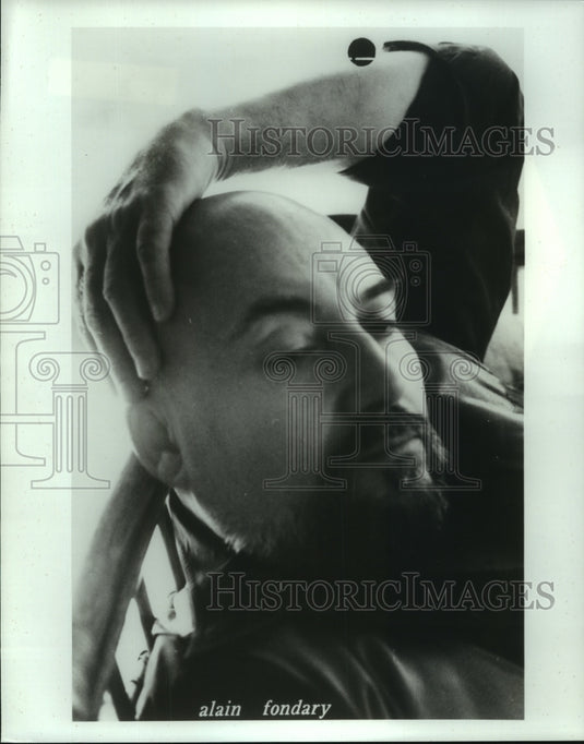 1987 Press Photo Baritone Alain Fondry as Scarpia in Puccini's Tosca - nop29189 - Historic Images