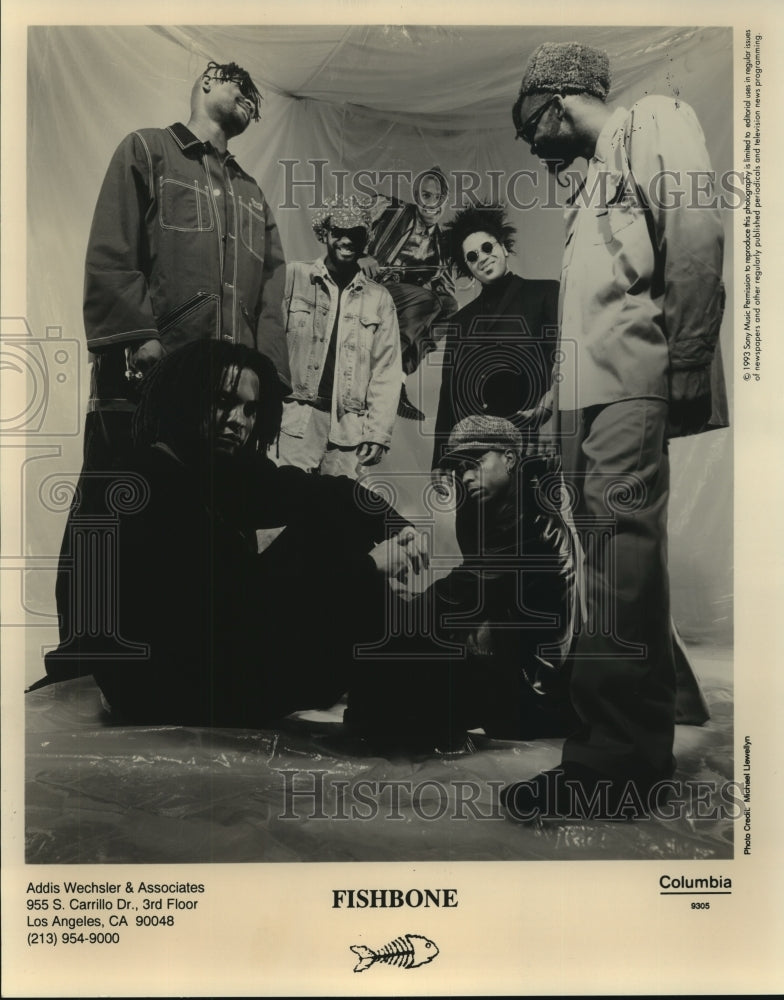 1993 Press Photo Los Angeles Fusion Band Fishbone - nop29217-Historic Images