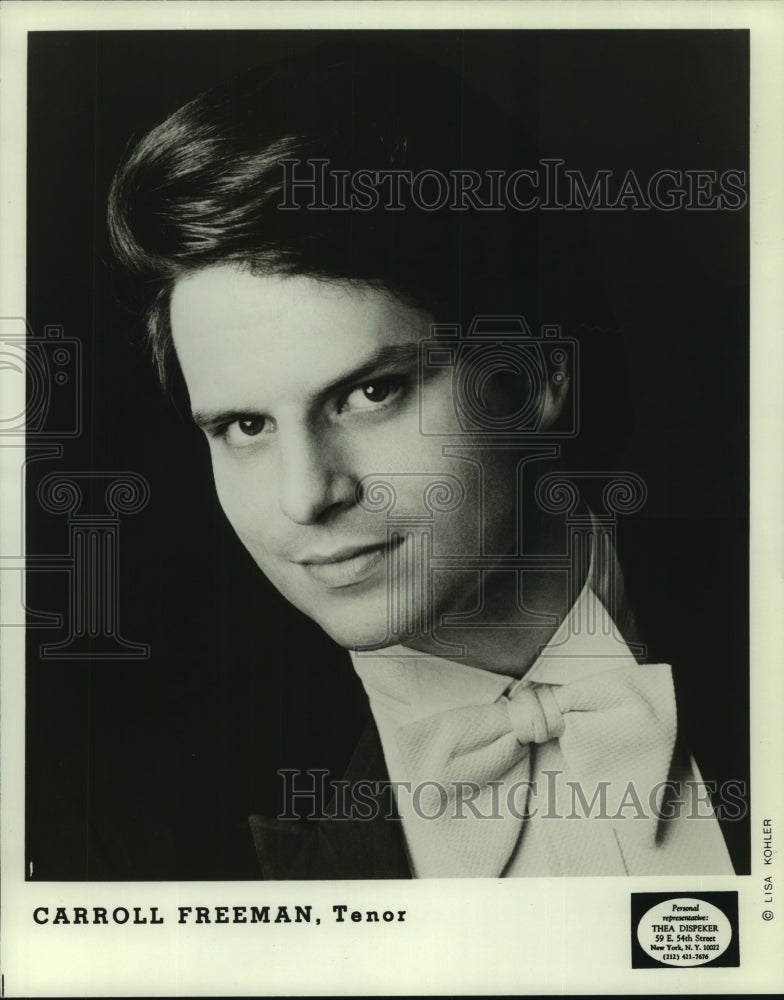 1994 Press Photo Carroll Freeman, Tenor - nop29321 - Historic Images