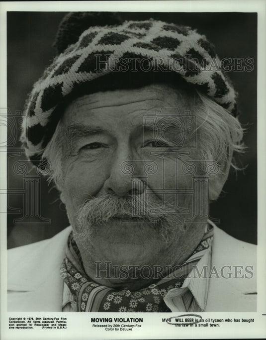 1977 Will Geer, "Moving Violation" - Historic Images