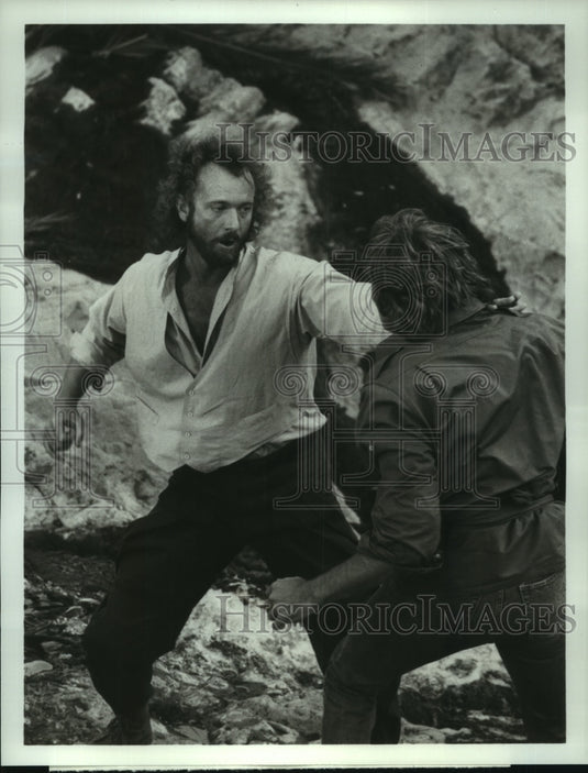 1984 Press Photo Anthony Geary and Judson Scott, "General Hospital" - nop29489 - Historic Images