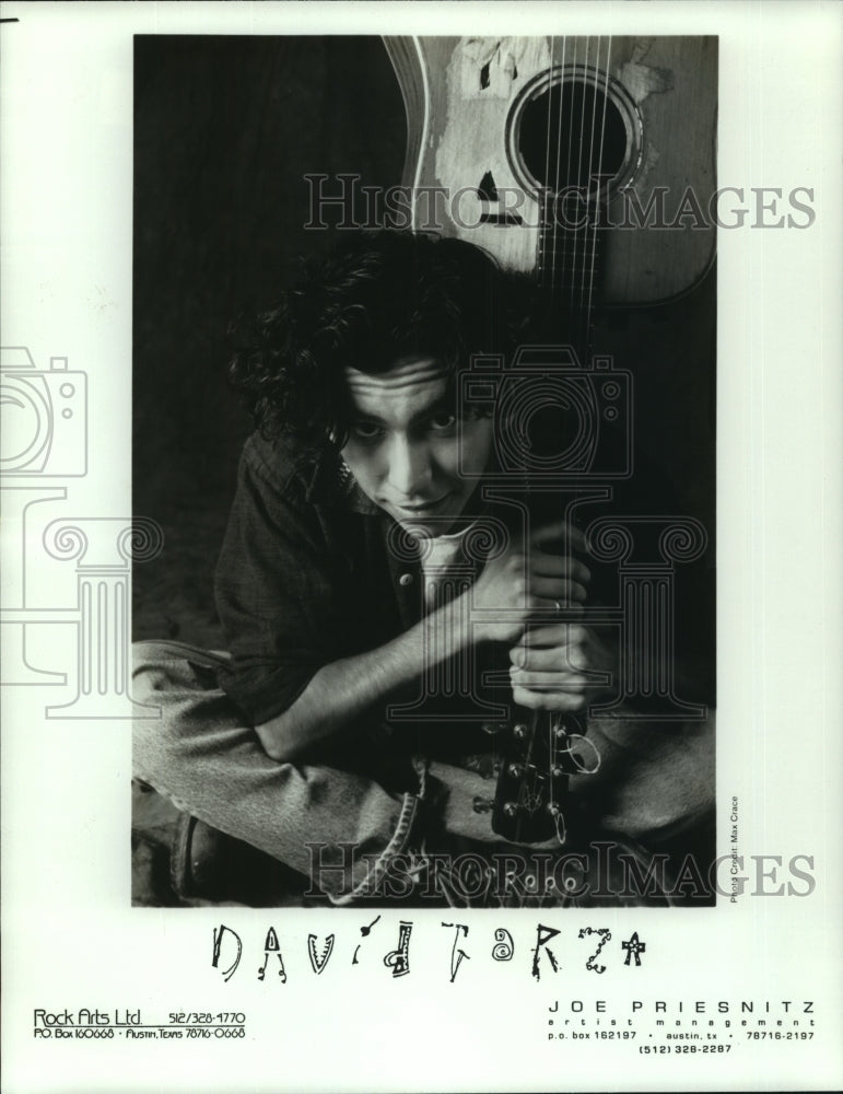 1993 Press Photo David Garza, musician - nop29517 - Historic Images