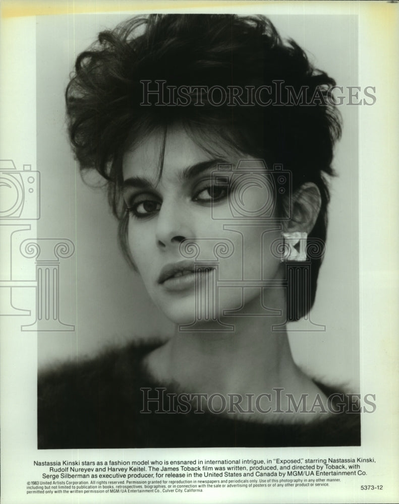 1983 Press Photo Nastassia Kinski stars as fashion model in Exposed - nop29664-Historic Images