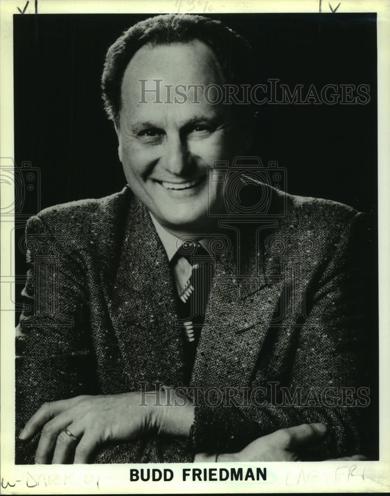 1991 Press Photo Budd Friedman, actor - nop29712 - Historic Images