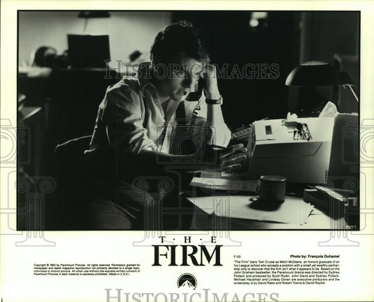 1993 Press Photo Actor Tom Cruise in Scene from "The Firm" - nop29892 - Historic Images