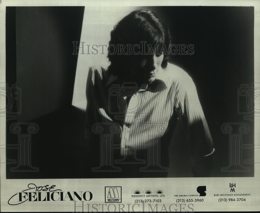 1981 Press Photo Jose Feliciano, musician - nop30030-Historic Images