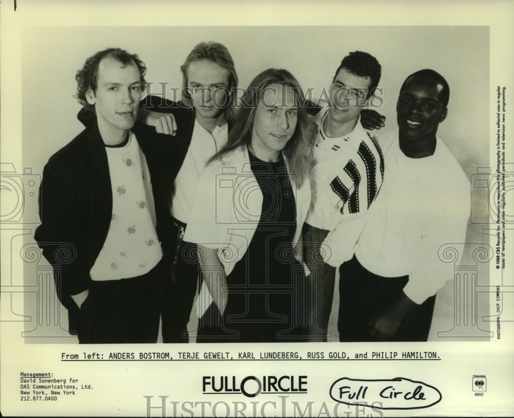 1988 Full Circle band members - Historic Images