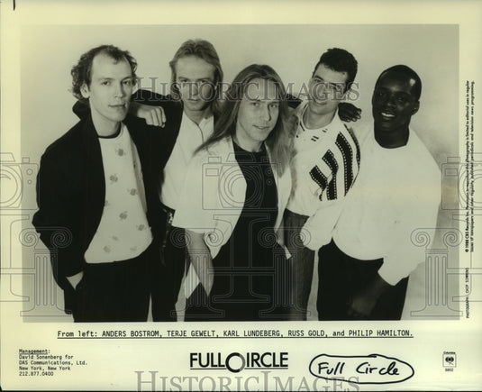 1988 Full Circle band members - Historic Images
