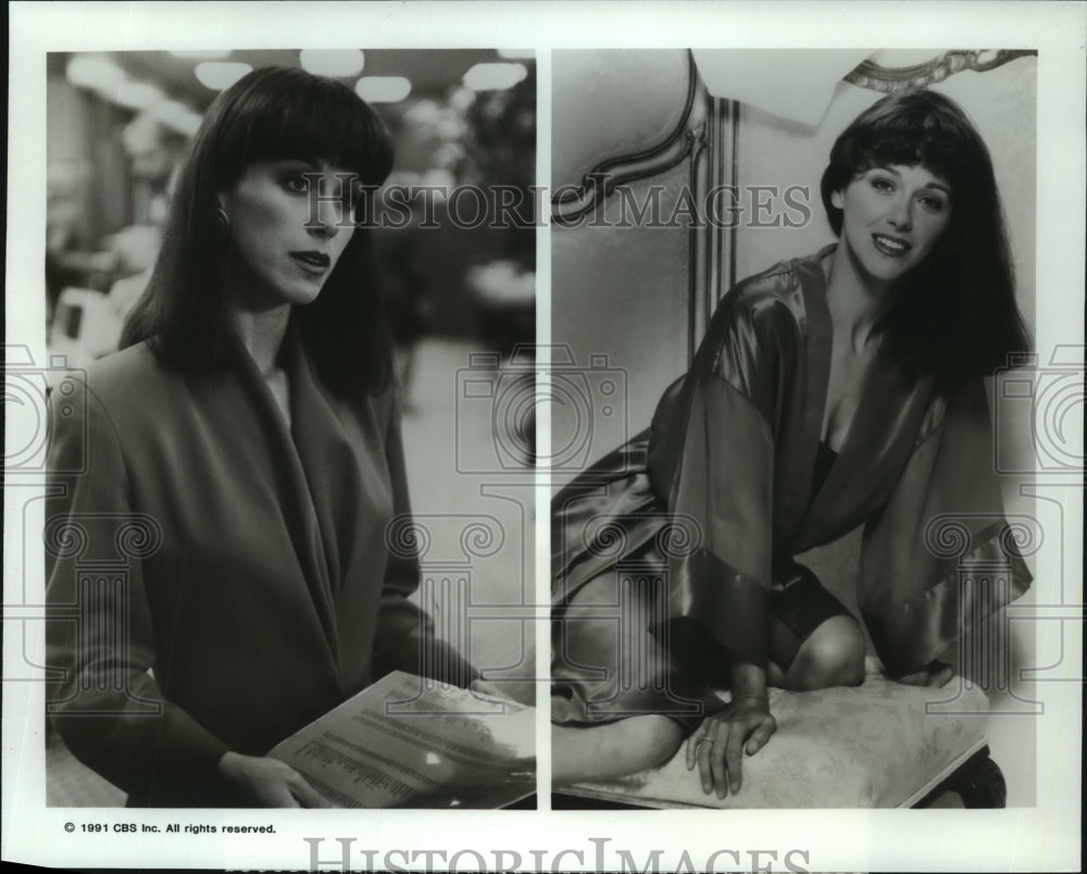 1991 Press Photo Actor Michele Green in &quot;Posing: Inspired by Three Real Stories&quot; - Historic Images