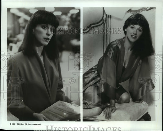 1991 Press Photo Actor Michele Green in "Posing: Inspired by Three Real Stories" - Historic Images