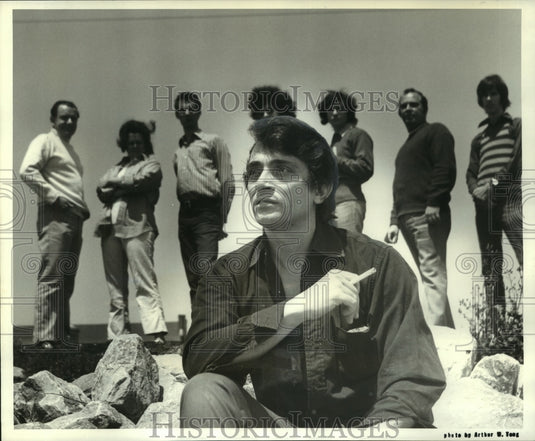 1971 Press Photo Gallery Circle Theater to premier Paolo Giuffre in "Caravaggio"-Historic Images