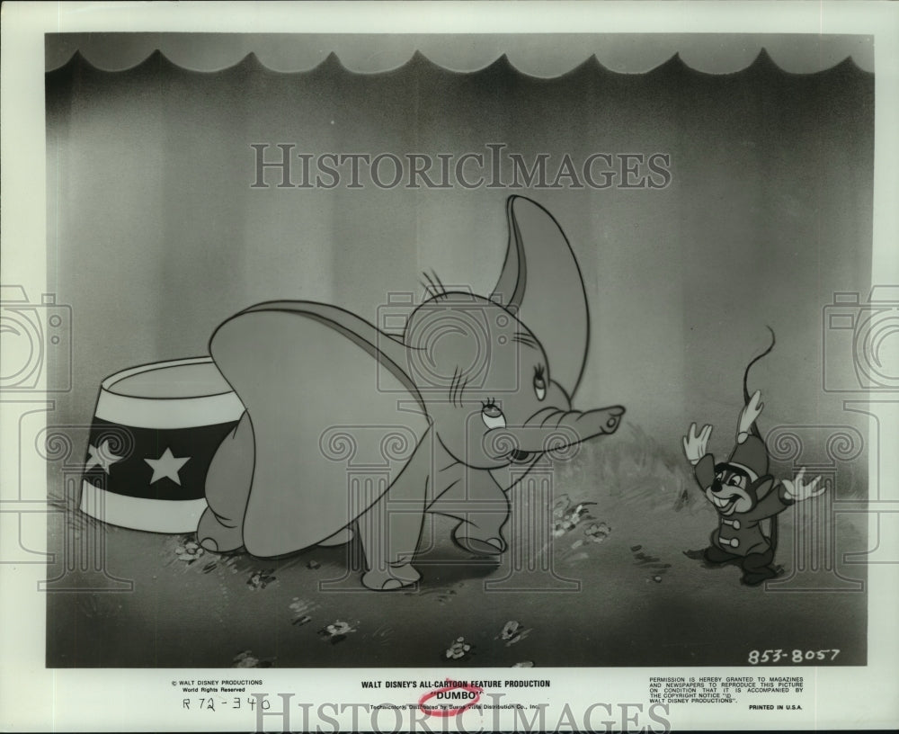 1989 Press Photo Walt Disney&#39;s All-Cartoon Movie &quot;Dumbo&quot; - nop30439 - Historic Images