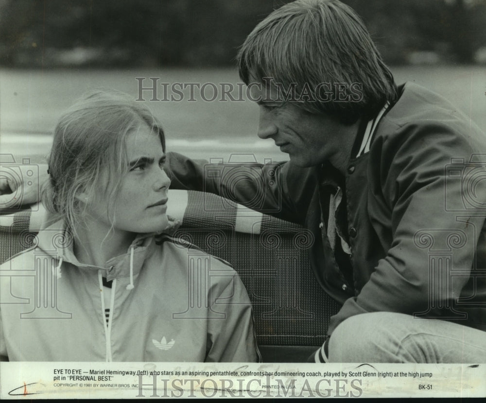 1982 Mariel Hemmingway and Scott Glenn in &quot;Personal Best&quot;-Historic Images