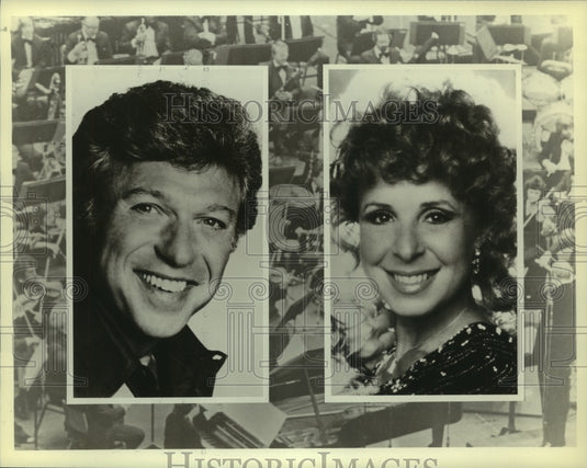1981 Press Photo Steve Lawrence and Eydie Gorme in "Live From Studio 8H" - Historic Images