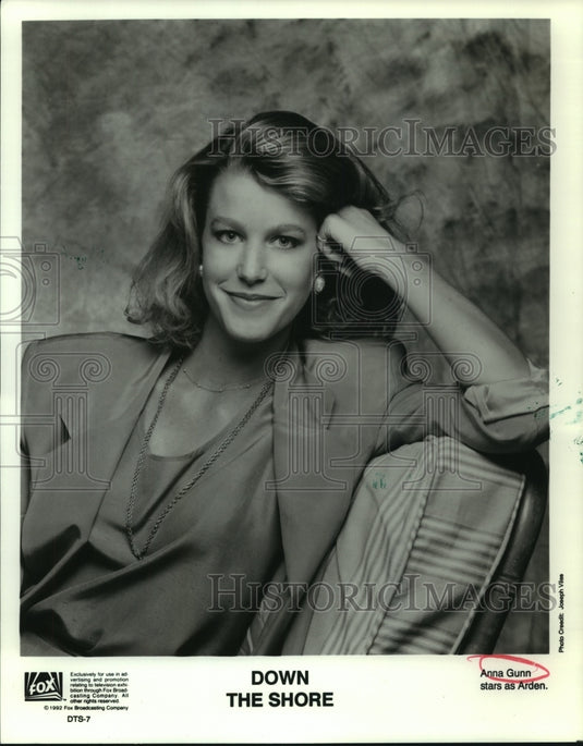 1992 Press Photo Anna Gunn stars as Arden in Fox's "Down The Shore" - nop30916 - Historic Images