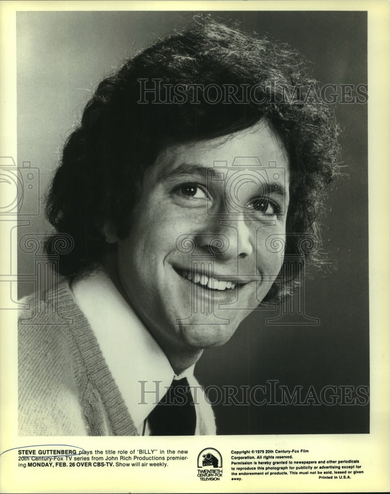 1979 Steve Guttenberg Plays Title Role in New Series &quot;Billy&quot; - Historic Images