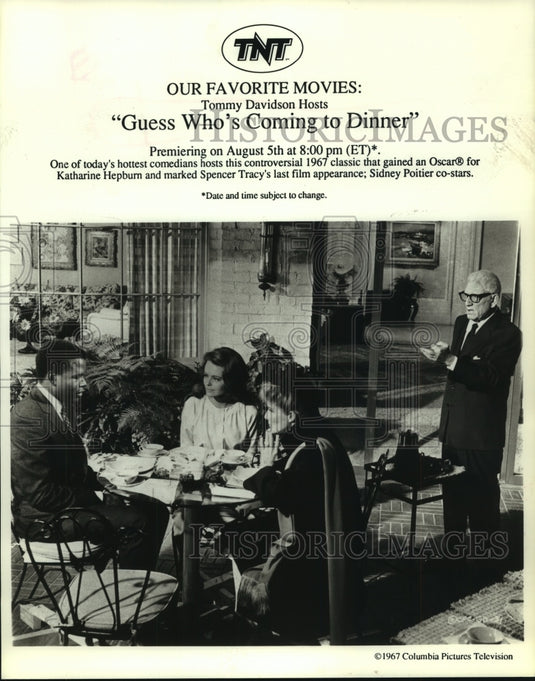 1993 Tommy Davidson Hosts the movie "Guess Who's Coming to Dinner" - Historic Images